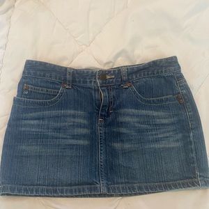 Size 1/2 juniors Jean mini skirt